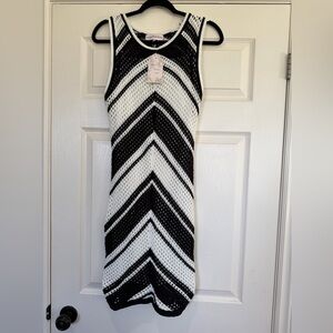 Willow & Wind open-knit crochet dress NWT